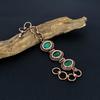 Emerald Bracelet, 999 Copper Wire Wrapped Gemstone Jewelry, Handmade Bracelet Amazing Jewelry, Gift For Her