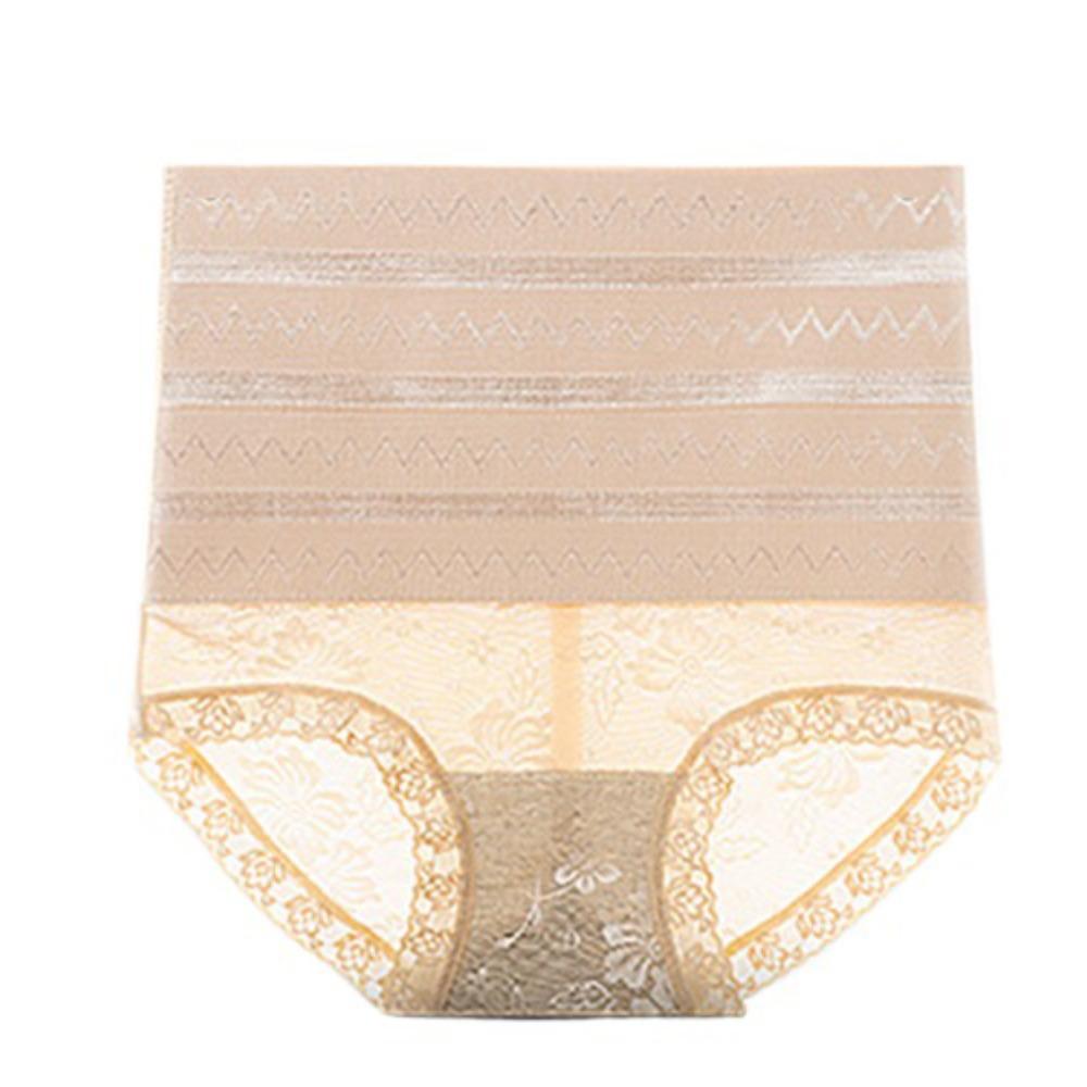 Кружевной цветочный послеродовой боди-шейпер, бесшовные трусики в полоску, нижнее белье для контроля живота, женское
