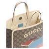 Gucci Magnetic Snap Closure Design Canvas Tote Shopping Bag Kids tote Beige Ebony 605614-FADK6-9775