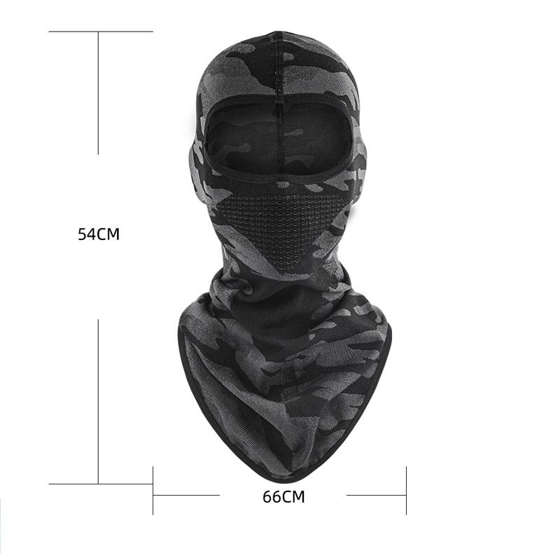 Зимняя термомотоцикл Балаклава ветрозащитная лыжная полнолицевая маска капюшон шлем шляпа