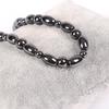 Magnetic Therapy Anklet Beads Hematite Stone Health Slimming Anklet Jewelry