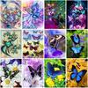 Butterfly DIY 5D Diamond Painting Full Round Drill Diamond Embroidery Mosaic Cross Stitch Kits Rhinestone Home Decor Wall Art