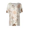 Women's T Shirt Print Button Short Sleeve Daily Weekend Fashion Basic V- Neck Regular Top