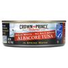 Crown Prince Natural Albacore Tuna Solid White No Salt Added In Spring Water 5 Oz 142 G