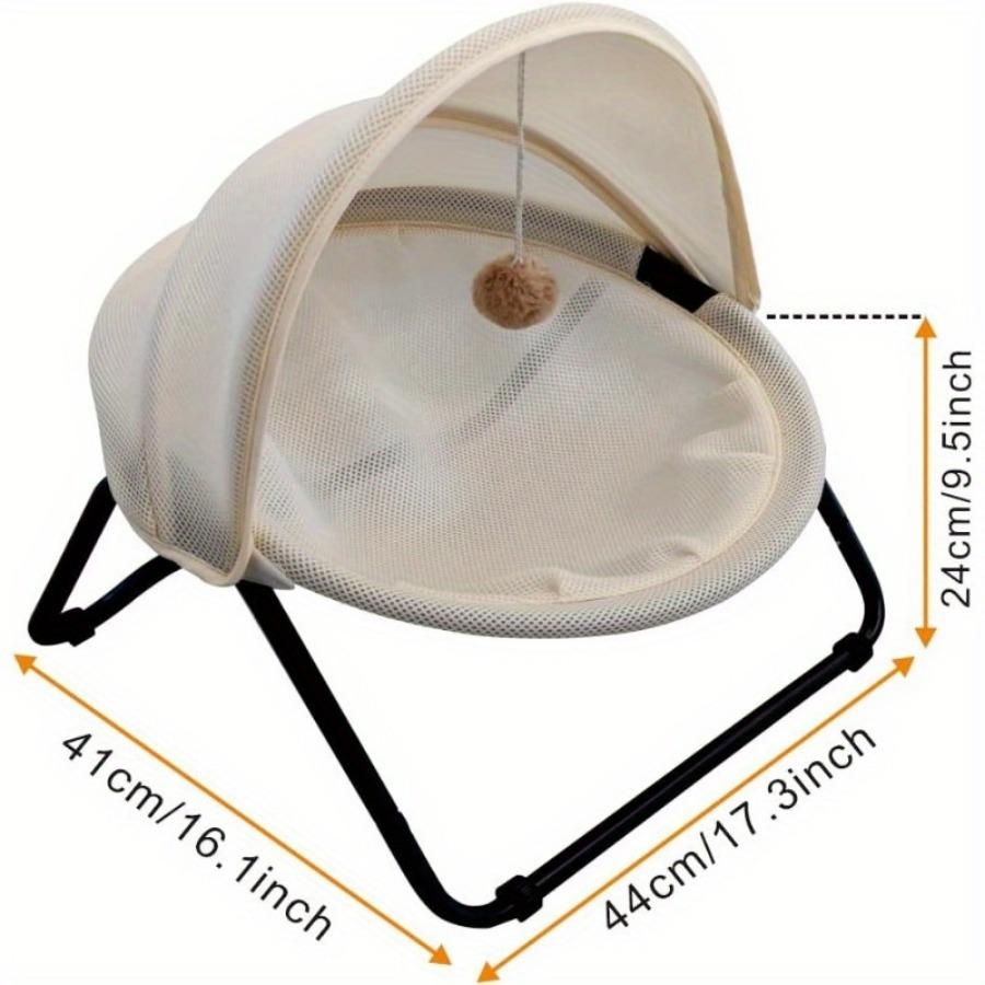 Кровать для кошек, поднимающаяся с земли, четырехсезонная будка для кошек, влагостойкая, дышащая, съемная, моющаяся, устойчивая к царапинам, износостойкая колыбель для домашних животных, гамак