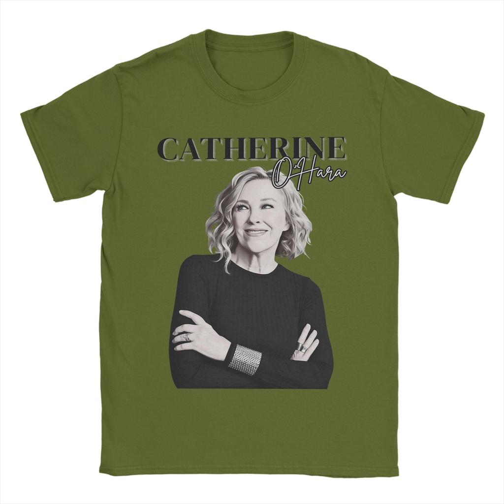 Новое поступление Catherine OHara RIP Футболка Для унисекса 80-е 90-е Актер Хлопковая футболка С коротким рукавом Одежда