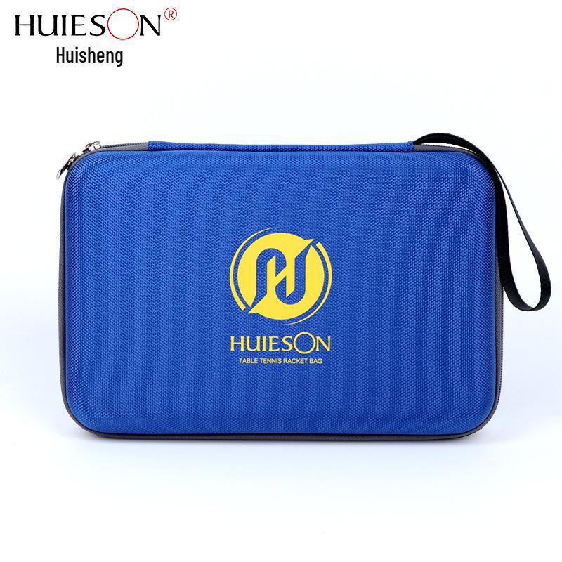 Huisheng Большая вместимость портативная ракетка для настольного тенниса с жестким чехлом