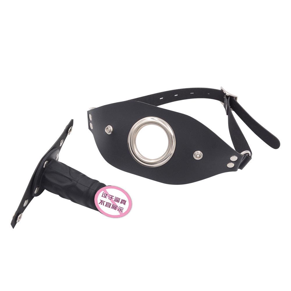 Silicone Dildos Ball Gag Detachable Horse Harness-Type Mouth Ball Deep Throat Mouth Cup SM Female Slave Training Couple Sexy Sex Product