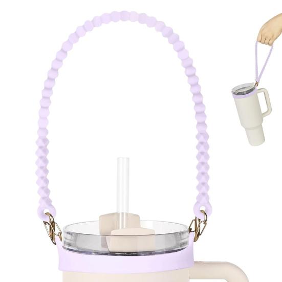 Water Bottle Lanyard Soft Retractable Water Bottle Handle Holder Lightweight Portable Plastic Travel Camping Water Cup Carrier