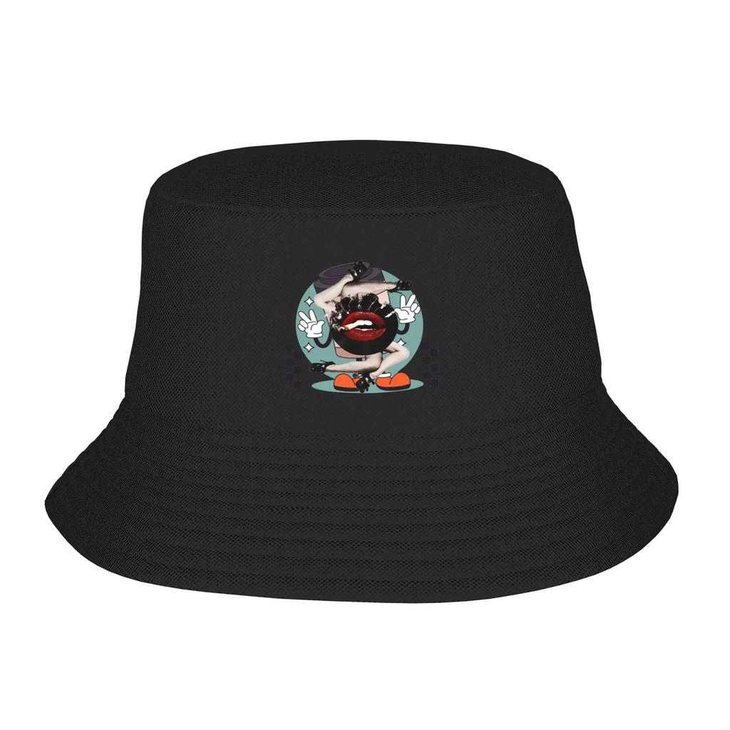 coffee cup Design Bucket Hat Summer FisherUnisex Hat Outdoor  Sun Protection Fishing Hunting Cap Unisex Ladies Sun Hat