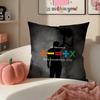 Melodic Pop British Singer EEd Sheeran Cushion Cover Pillowcase Short Plush Invisible zipper Room Sofa Cushion Cover