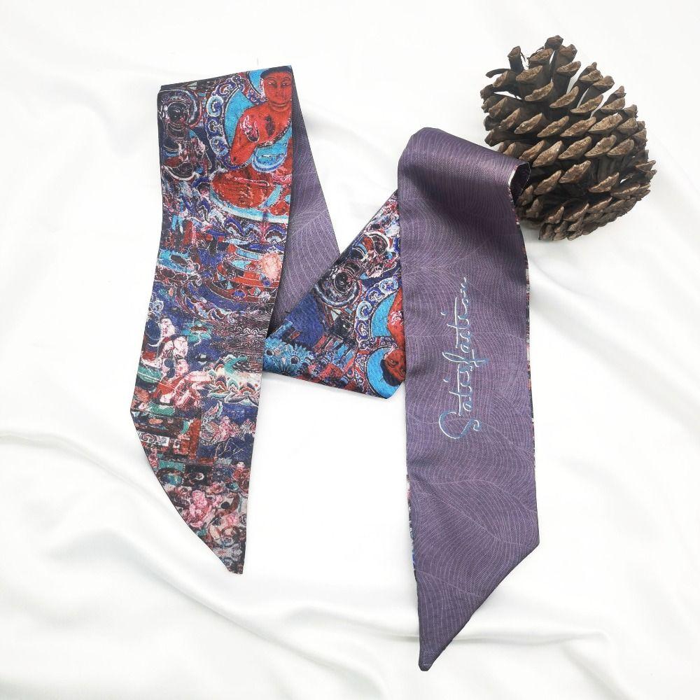 Ленточные платки Цветочная лента для волос Шарф Модный галстук