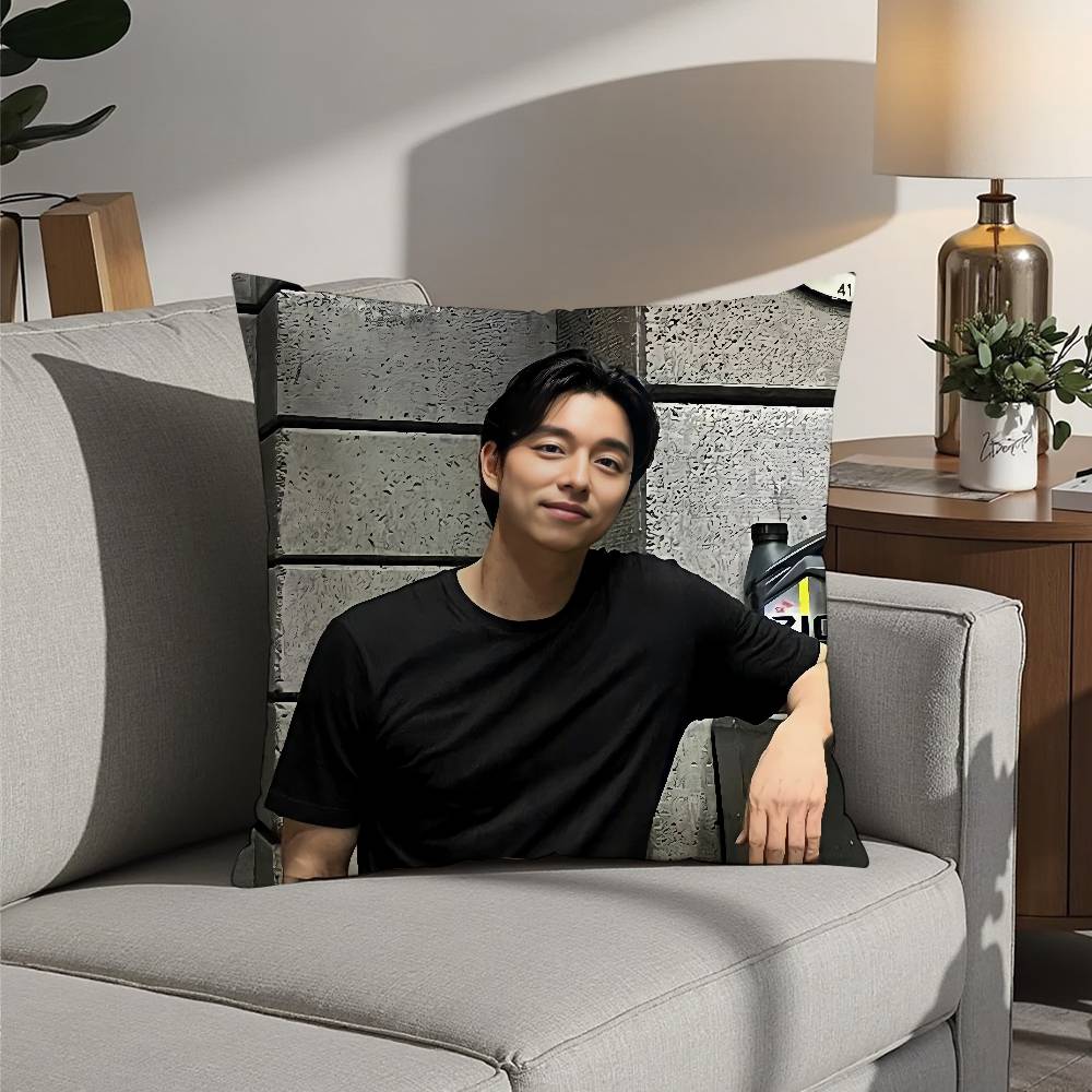 Наволочка на подушку G-Gong YooS KPOP с 3D-принтом, полиэфирное волокно, 40*40 см, украшение для дома, дивана, для бросания, фестивальный подарок