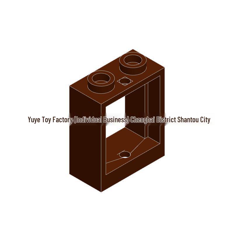 1x2x3 Window Frame Bricks for 60592 Compatibility - DIY MOC Building Parts
