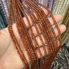 Natural Orange Garnet 3x3.8mm Loose Beads for DIY Necklace/Bracelet Spacer Beading Material