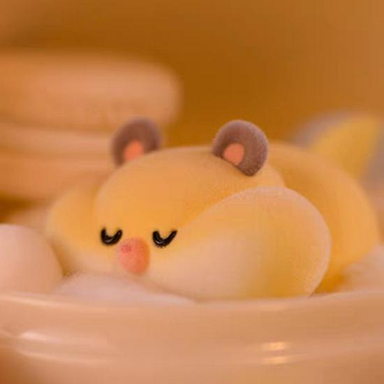 Модная игровая фигурка-брелок RIBOSE, слепой бокс, пушистый плюшевый хомяк