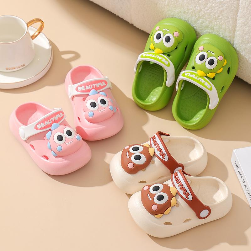 EVA Kids Summer Clog Sandals Cartoon Non-Slip Toddler Boys Girls Cute Indoor Outdoor Toe-Cap