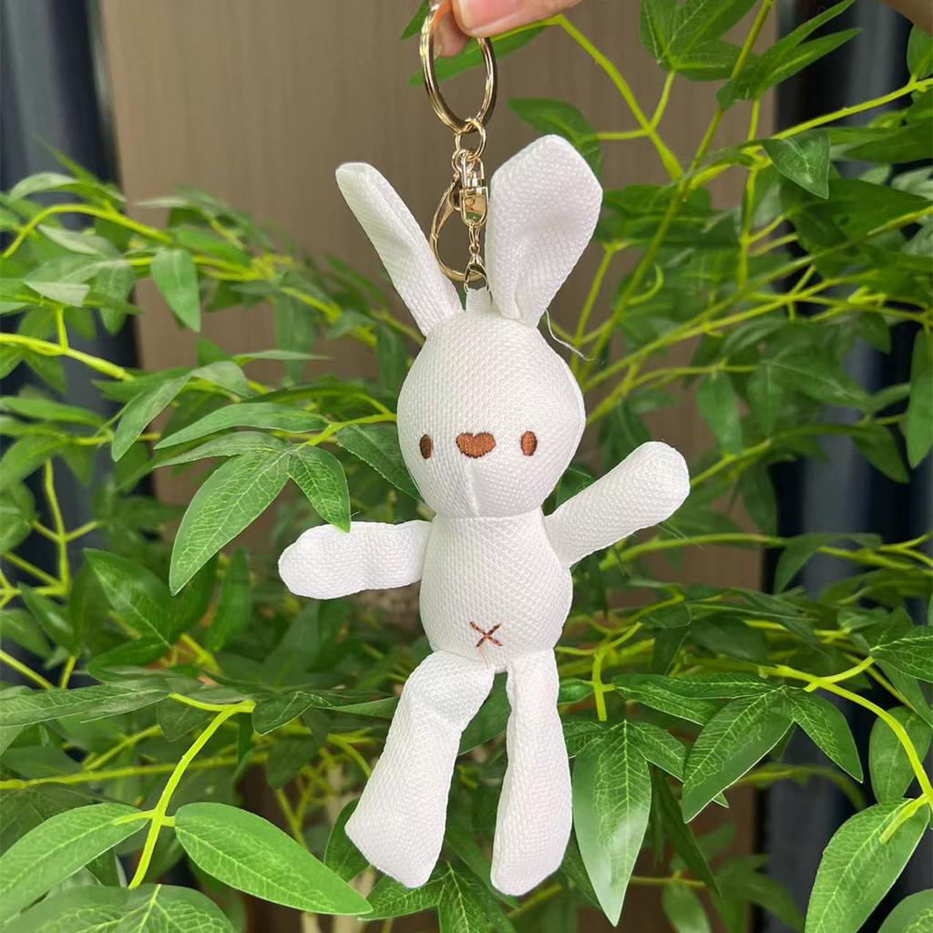 And Cuddly Soft Corn Rabbit Plush Toy Miniature Keychain Ideal For Bag Accessories