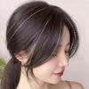 Women Clip-in Bangs Natural Wispy Side Bangs Forehead Hair Extensions Black Brown Girls Air Bangs Fringe Wig Hairpieces