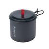 SOTO Cooker Pot 1000ml Capacity Lightweight Compact Aluminum Resin Lid Storage Case Outdoor Climbing Trekking Camping Solo Duo New River Pot M SOD-511
