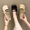 New Women's Single-shoe Soft-soled Sandal Flat Bean Maternity Shoes