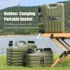 5/11/12L Camping Bucket Waterbag Large Capacity Water Pouch Detachable Faucet Driving Water Tank Travel Water Canister