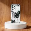 Ink wash painted butterfly Phone Case For Samsung S25,S24,S21,S22,S23,S30,Ultra,S20,Plus,Fe,Note,10,9,5G Black Cover