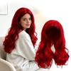 Длинный красный парик для женщин Косплей Вечеринка Костюм