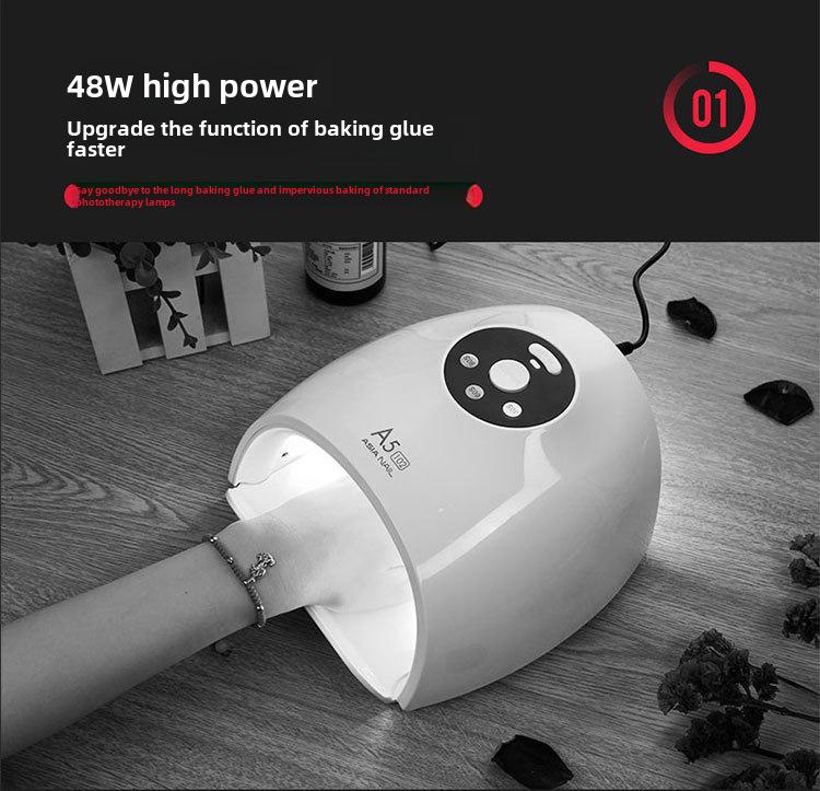 УФ-лампа для ногтей Quick-Dry SUN мощностью 48 Вт — без затемнения рук