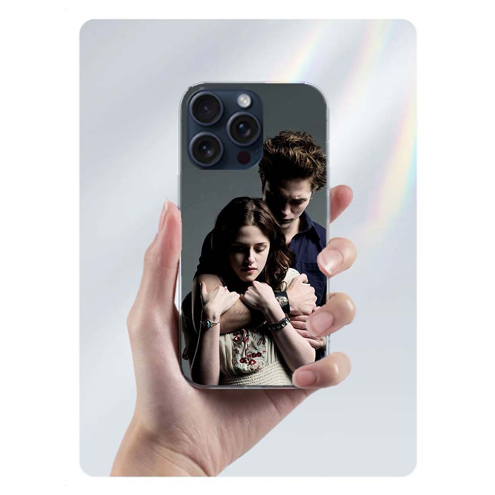 Прозрачный чехол для телефона Сумерки Для iPhone 17 Air 16 Pro Max 15 Pro 14 Plus 17E 16E 11 13 12 Mini Чехлы Fundas Cell TPU Колпачок