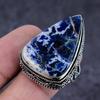 Sodalite Gemstone Handmade 925 Sterling Silver Gift Jewelry Ring Size 9 y4Y58