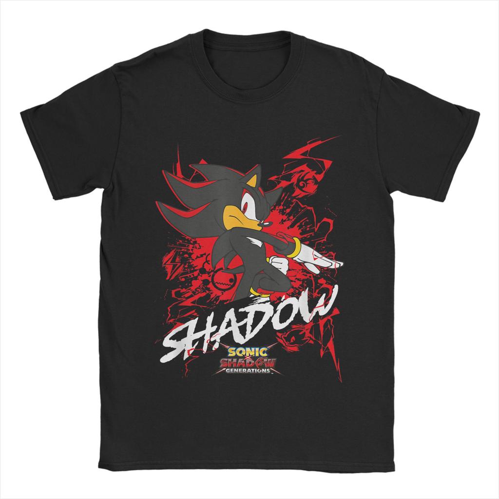 Shadow The Hedgehog T-Shirts Men Novelty Cotton Tees O Neck Short Sleeve T Shirt Gift Idea Clothes