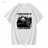 Corrosion Of Conformity Винтажная Футболка 1987 Тур Technocracy Кроссовер Трэш с длинным или коротким рукавом винтажная Стиранная Унисекс