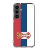 Coque Téléphone - Samsung - Galaxy S24 Ultra - Drapeau Serbie - Souple - Multicolore