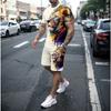 Summer New 3D Tiger Lion Print Men's Round Neck Short Sleeved T-shirt Shorts Set 2-piece High-quality Casual Street Sports Set