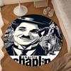 Silent Laughter Charlie Round mat, Anti-slip Circle Carpet Chair rug For livingroom,Bedroom, doormat home decor Gift Christmas Gifts