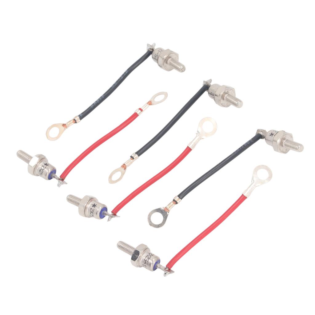 ZX25A Diode Resistor Kit with Washers Nuts Generator Diode Electronic Components for Stamford RSK1001 Rectifier Wheel