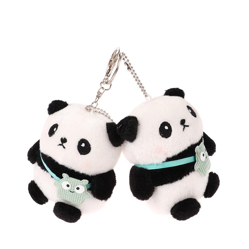 Kawaii плюшевая игрушка панда брелок милый плюшевый брелок в виде животного рюкзак кулон брелки игрушки подарок на день рождения для детей
