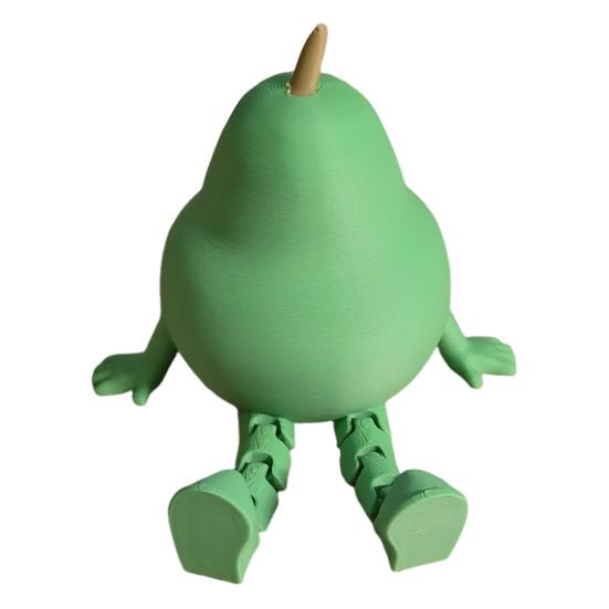 3D-печатная фигурка фрукта с подвижными ногами, подвижные суставы, банан, груша, огурец, баклажан, тыква, статуэтка, снятие стресса, мини-овощной фиджет