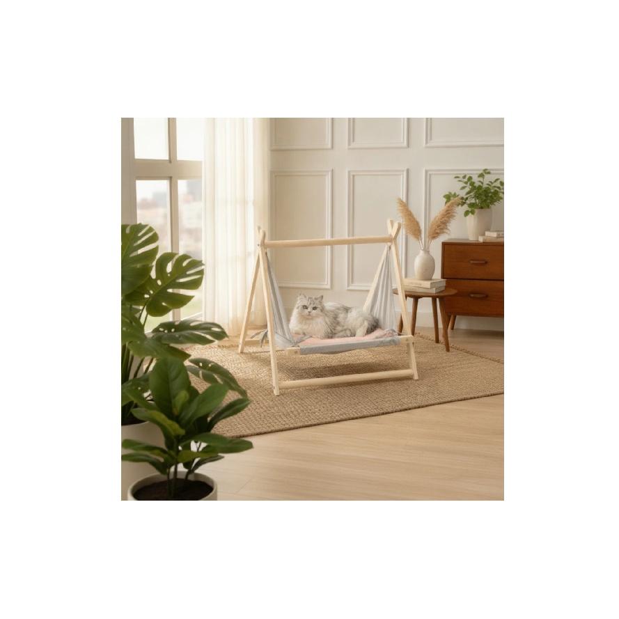 Cat Cat Bed with Stand Double-Sided Cat Cat Bed Furniture Cozy Cushiony for Cats, Living Room, Bedroom