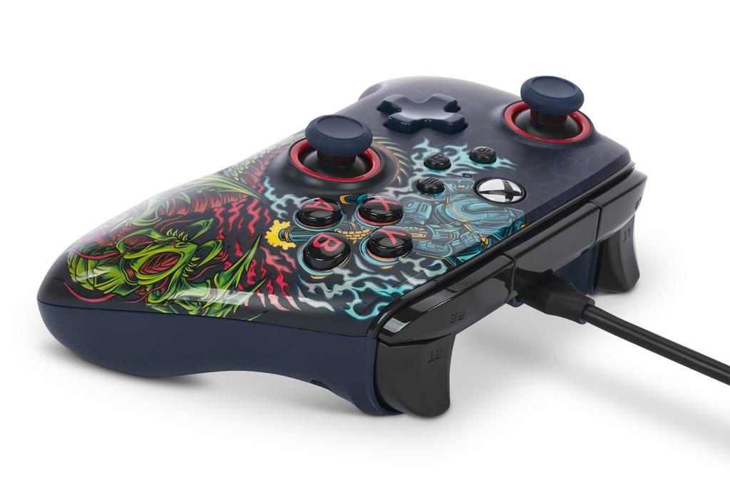 Год PowerA Advantage Проводной контроллер для Xbox Series Cosmic Crush Функция двойной вибрации для Xbox Series PC Windows [2 Гарантия] XS - XS 10/11