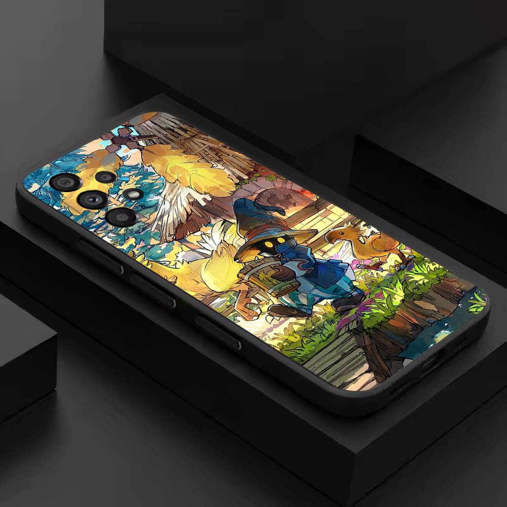F-Finals-Fantasy Vivi Phone Case For Samsung S 9,10,21,30,22,23,24,25,26,Ultra,Plus,Lite,FE,4,5G Black Soft Case