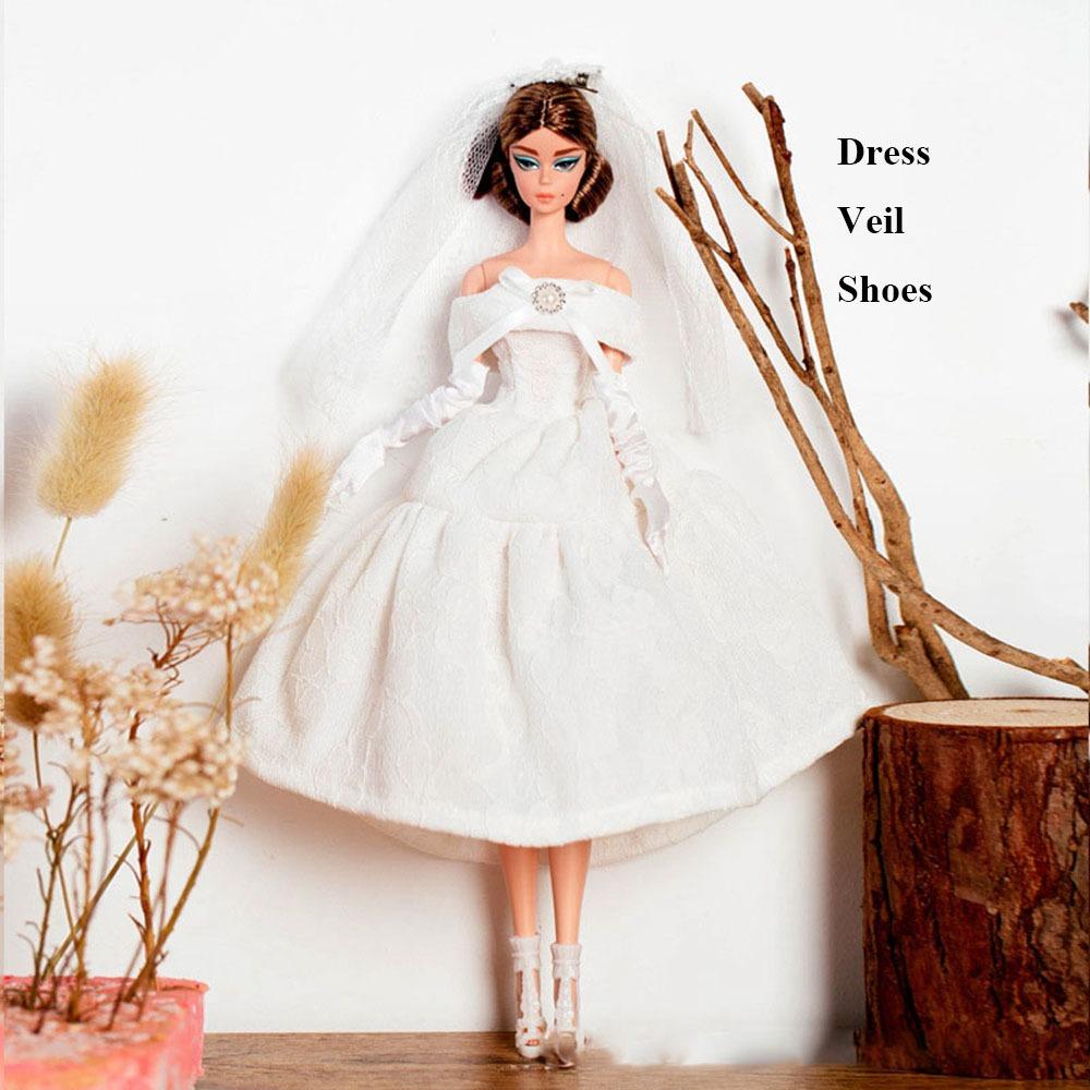 Элегантный костюм для куклы, набор платьев супермодели для 30-сантиметровой куклы/для кукол BJD 1/6/для куклы 11,5 дюймов