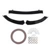 3 Pcs Front Bumper Lip Splitter Glossy Black Racing Look Aerodynamic for MX5 Miata ND 2016 Onwards