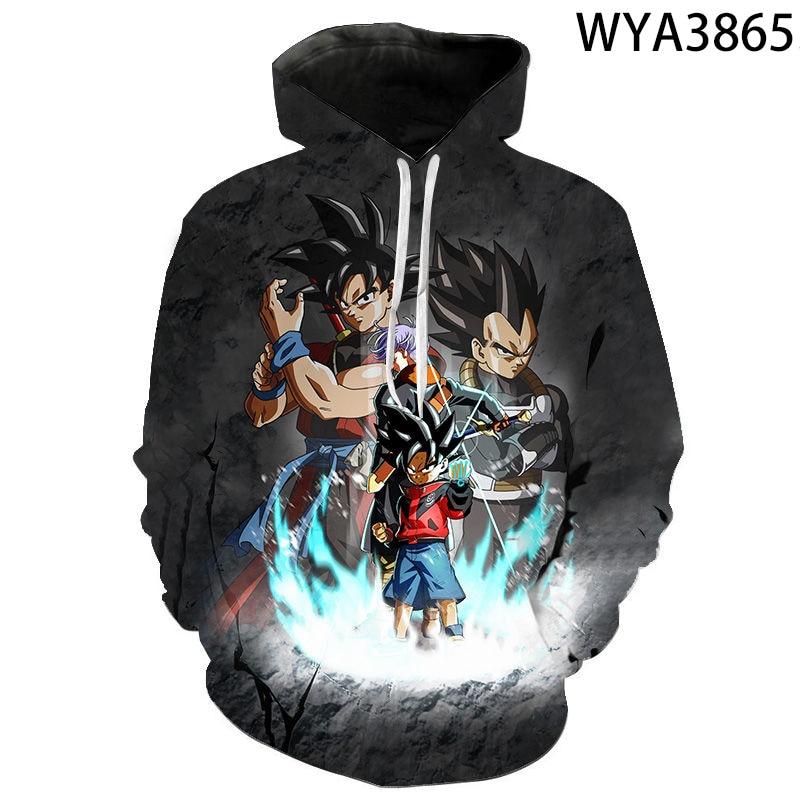 New Men Women Children DBZ Cartoon Anime Dragon 3D Print Hoodies Pullover Streetwear Boy Girl Kids Sweatshirts Cool Tops