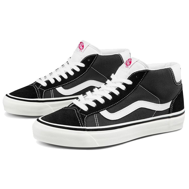 Vans Mid Skool 37 DX Anaheim Factory — кроссовки унисекс черные, белые VN0A3MUOQF6