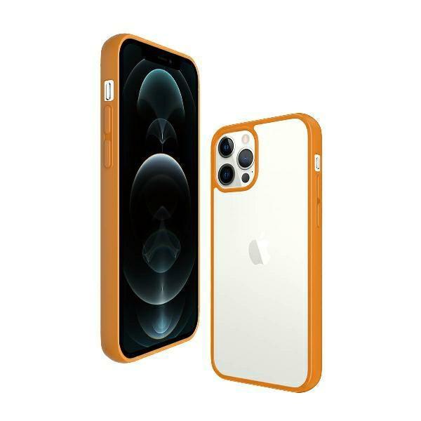 Etui do iPhone 12 Pro Max PanzerGlass ClearCase Pomarańczowy