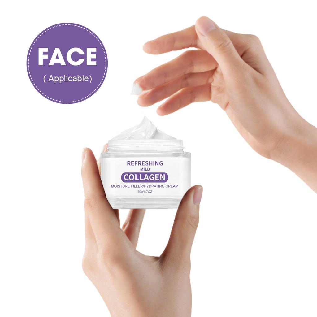 Увлажняющий крем с коллагеном 50 г – Увлажняющее средство против морщин для гладкой, упругой кожи