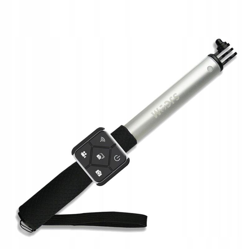 SJCAM Silver Selfie Stick Monopod with Remote Control 28-90