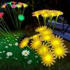 Ground Plug Solar Lawn Lights Simulation Flower Solar Landscape Lights Ground Plug